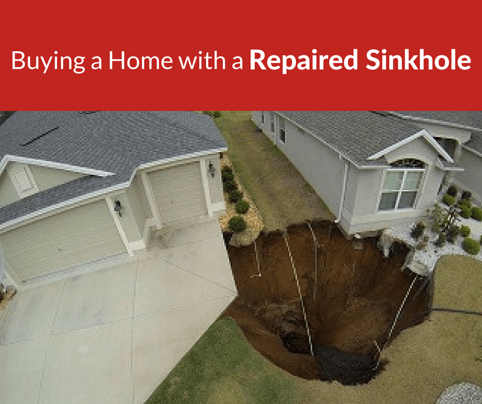 Buying a Home with a Repaired Sinkhole