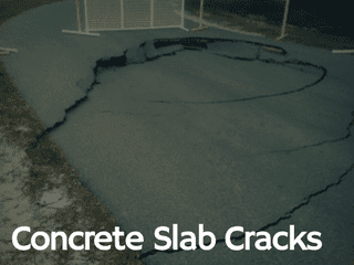 concrete slab cracks