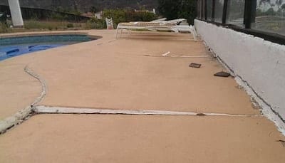 pool deck problems