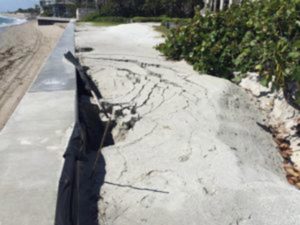 Professionals can inject polyurethane resin into the soil behind the seawall, filling underground voids and stopping leaks.