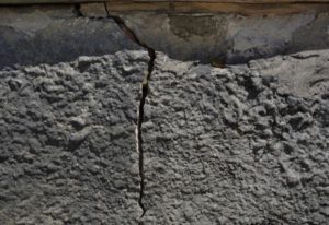 Most foundation cracks are usually caused by settlement, exterior pressure, or aging.