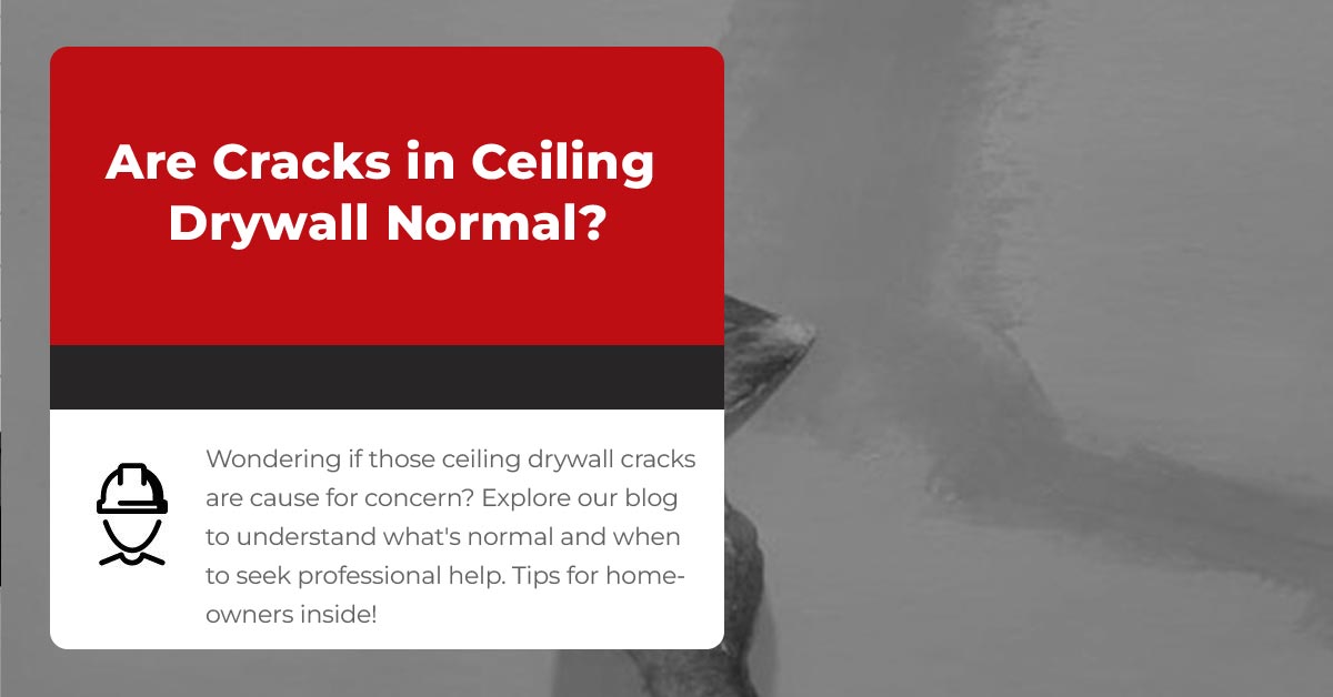 crack in ceiling drywall